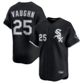 Boles C.White Sox #25 Andrew Vaughn Player Black Limited Home Stitched Jerseys