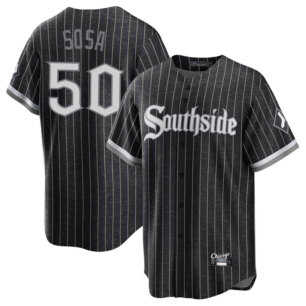 Boles C.White Sox #50 Lenyn Sosa Player Black City Connect Home Game Stitched Jerseys