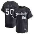 Boles C.White Sox #50 Lenyn Sosa Player Black City Connect Limited Home Stitched Jerseys