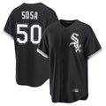Boles C.White Sox #50 Lenyn Sosa Player Black Home Game Stitched Jerseys