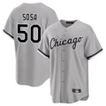 Boles C.White Sox #50 Lenyn Sosa Player Gray Home Game Stitched Jerseys