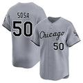 Boles C.White Sox #50 Lenyn Sosa Player Gray Road Limited Home Stitched Jerseys