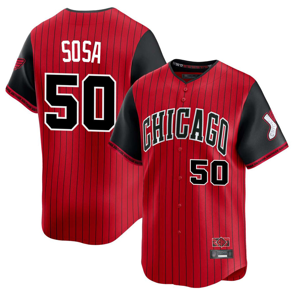 Boles C.White Sox #50 Lenyn Sosa Player Red City Connect Limited Home Stitched Jerseys