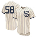 Boles C.White Sox #58 Seranthony Dom¨ªnguez Player Cream Field of Dreams Limited Elite Home Stitched Jerseys