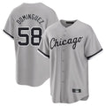 Boles C.White Sox #58 Seranthony Dom¨ªnguez Player Gray Home Game Stitched Jerseys