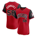 Boles C.White Sox #58 Seranthony Dom¨ªnguez Player Red City Connect Limited Elite Home Stitched Jerseys