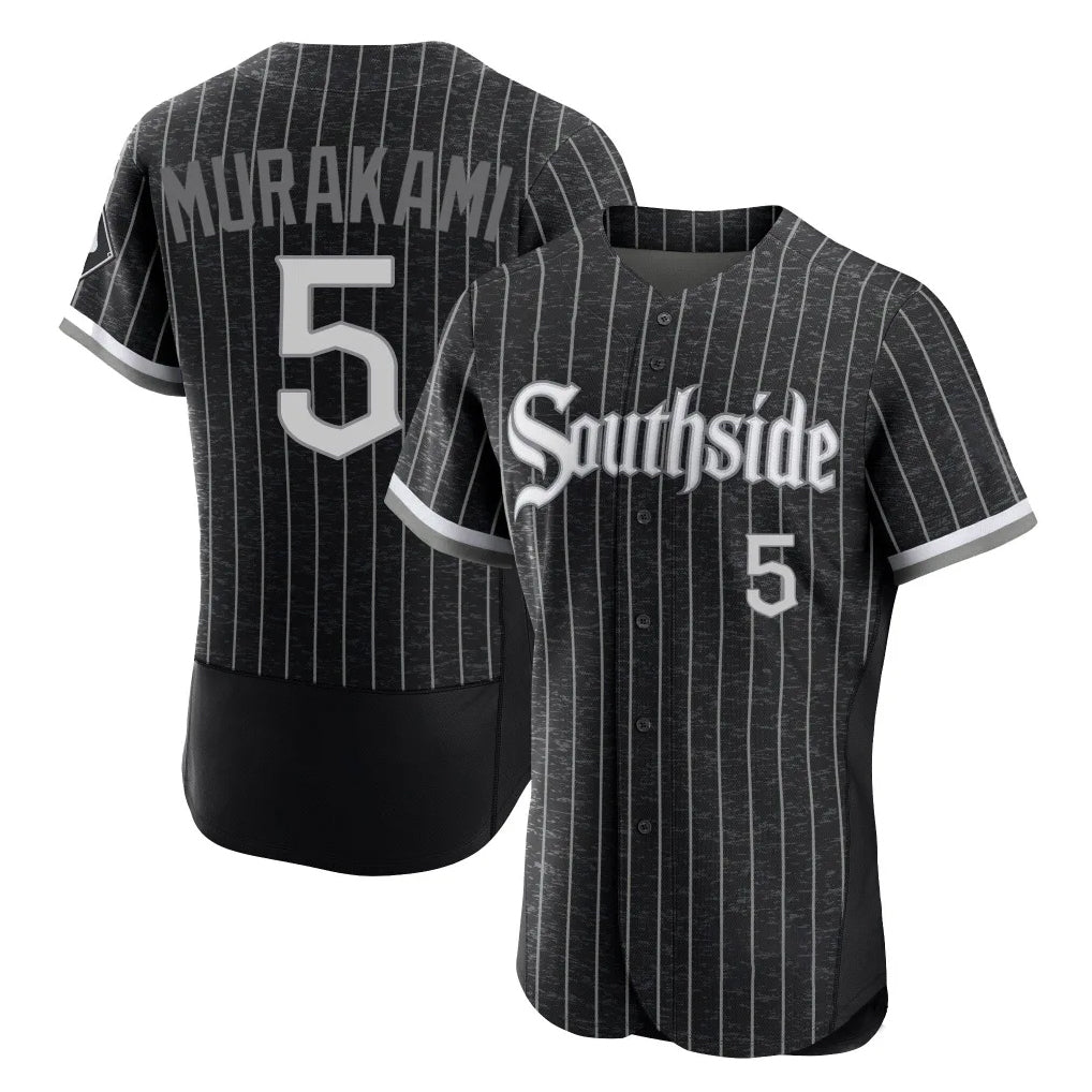 Boles C.White Sox #5 Munetaka Murakami Player Black City Connect Limited Elite Home Stitched Jerseys