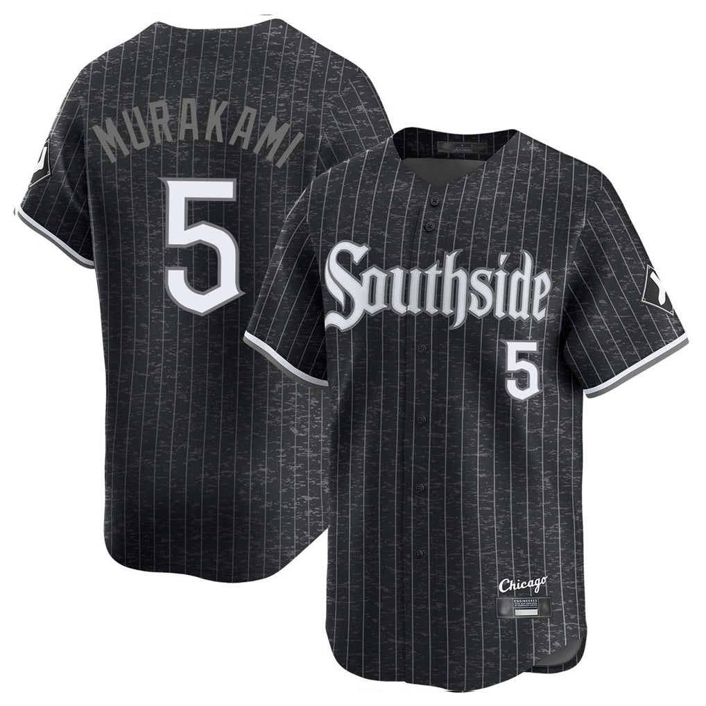 Boles C.White Sox #5 Munetaka Murakami Player Black City Connect Limited Home Stitched Jerseys