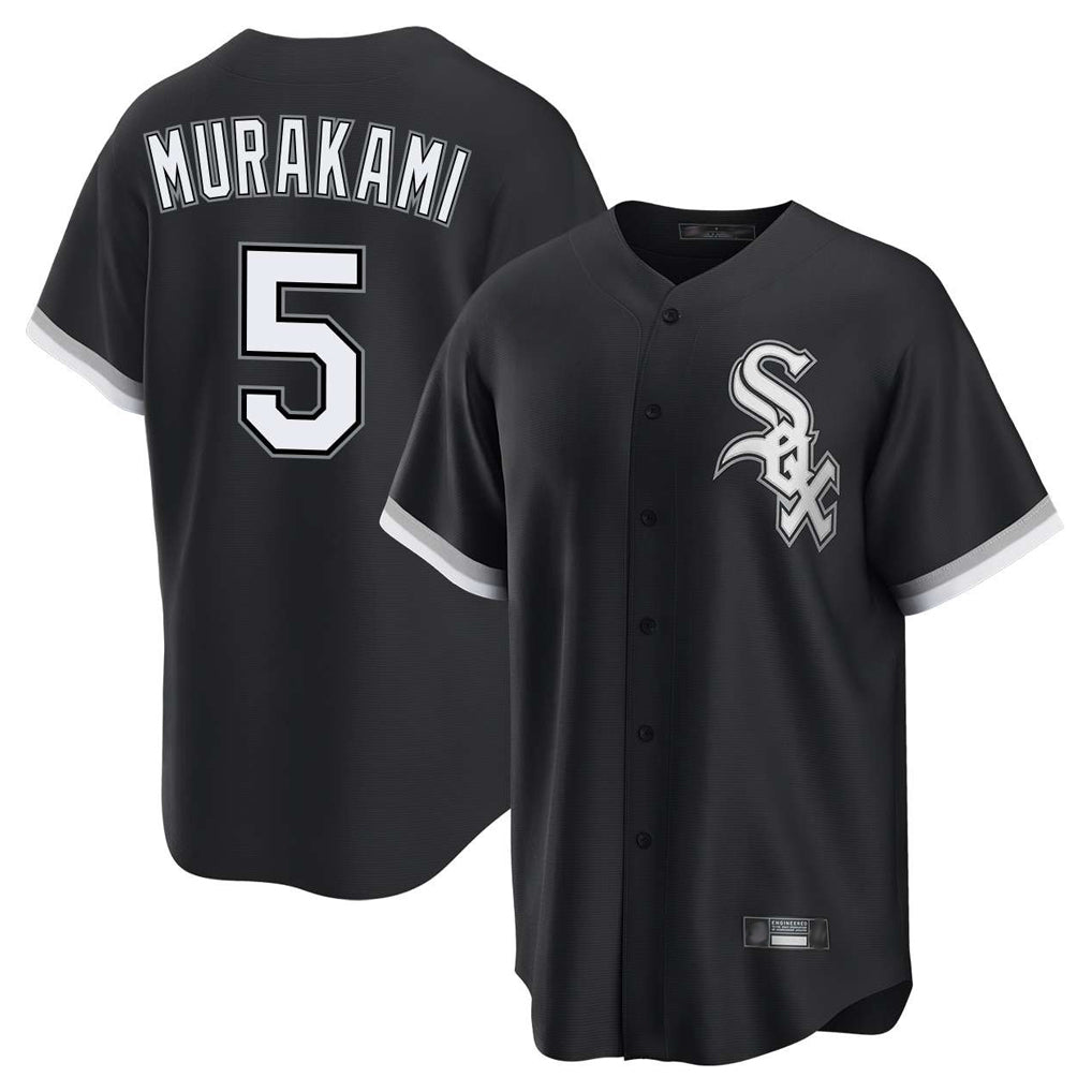Boles C.White Sox #5 Munetaka Murakami Player Black Home Game Stitched Jerseys
