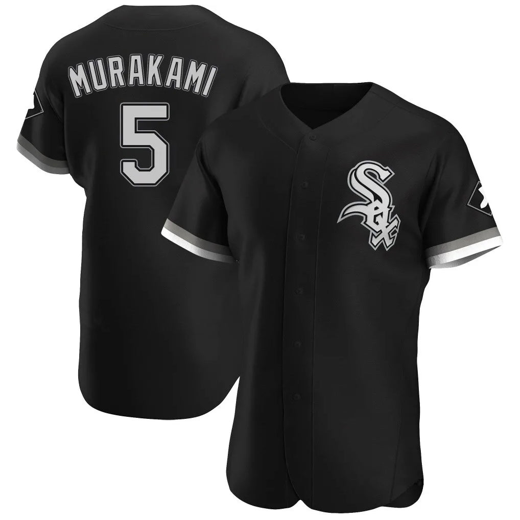 Boles C.White Sox #5 Munetaka Murakami Player Black Limited Elite Home Stitched Jerseys