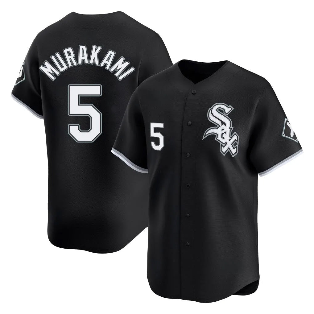 Boles C.White Sox #5 Munetaka Murakami Player Black Limited Home Stitched Jerseys