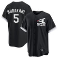 Boles C.White Sox #5 Munetaka Murakami Player Black Spring Training Game Stitched Jerseys