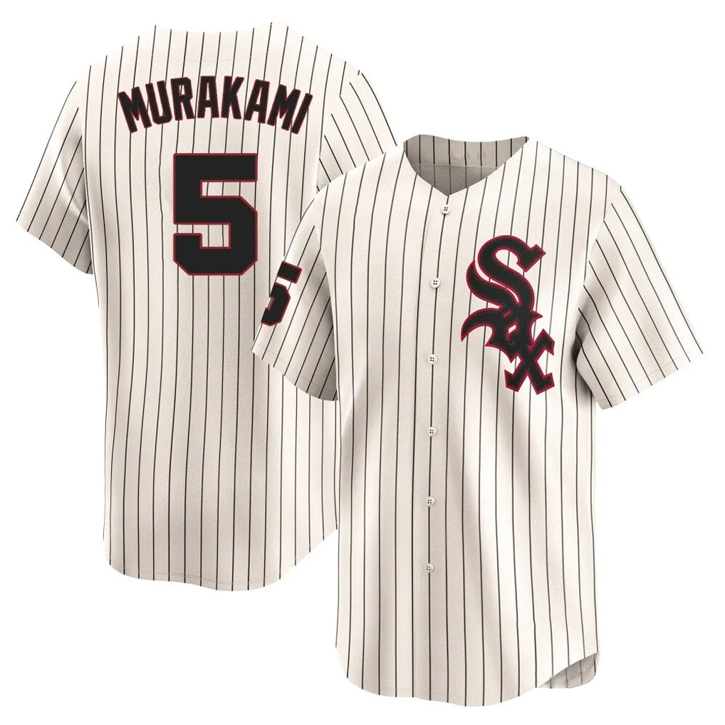 Boles C.White Sox #5 Munetaka Murakami Player Cream Cooperstown Collection Limited Home Stitched Jerseys