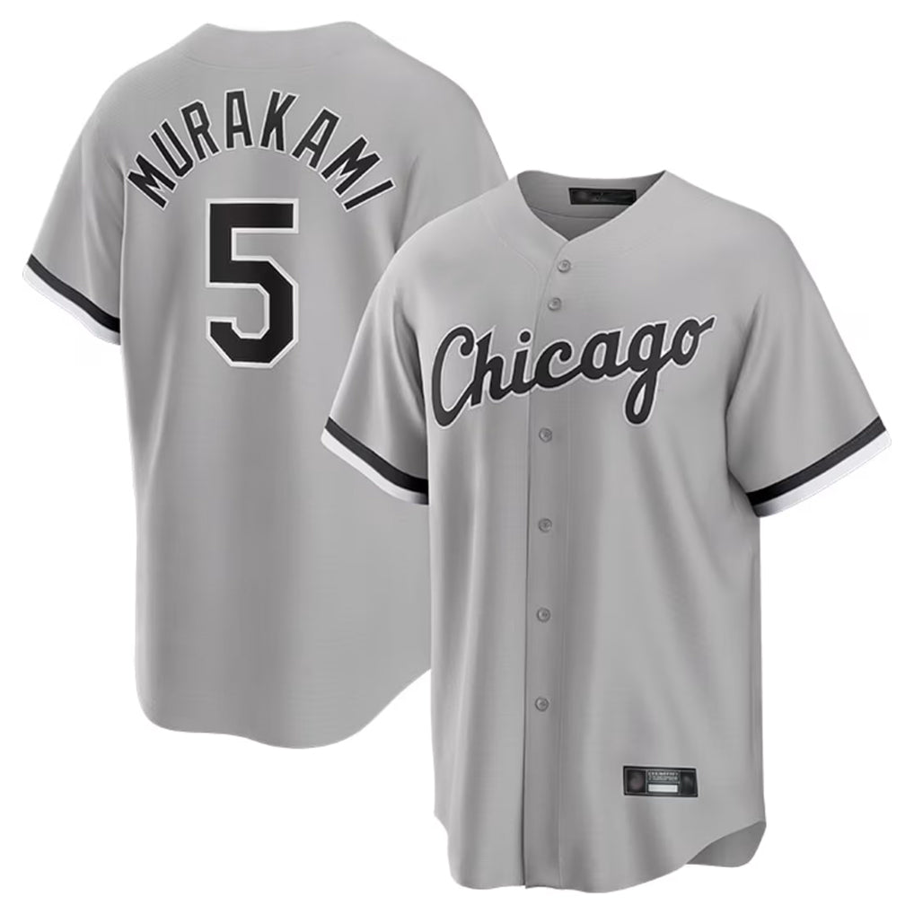 Boles C.White Sox #5 Munetaka Murakami Player Gray Home Game Stitched Jerseys