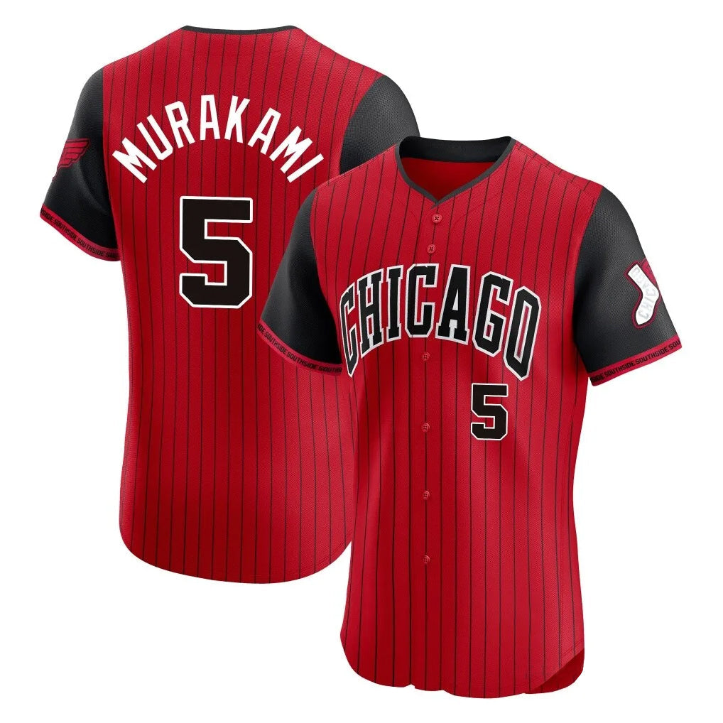 Boles C.White Sox #5 Munetaka Murakami Player Red City Connect Limited Elite Home Stitched Jerseys