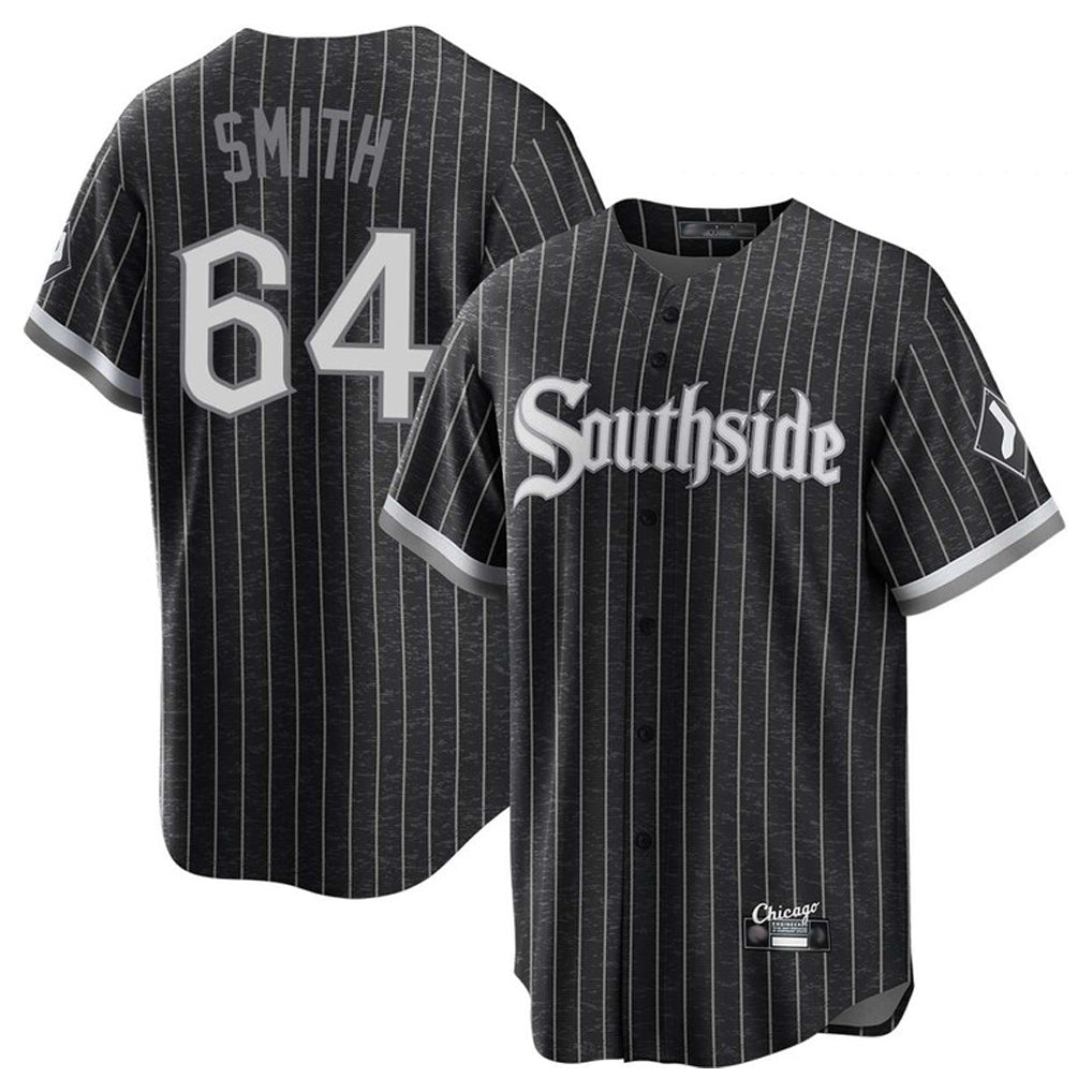 Boles C.White Sox #64 Shane Smith Player Black City Connect Home Game Stitched Jerseys