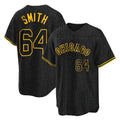 Boles C.White Sox #64 Shane Smith Player Black Snake Skin City Home Game Stitched Jerseys