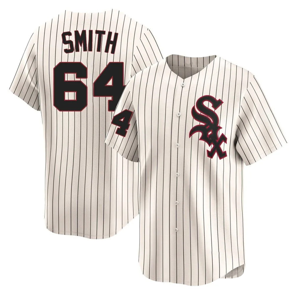 Boles C.White Sox #64 Shane Smith Player Cream Cooperstown Collection Limited Home Stitched Jerseys
