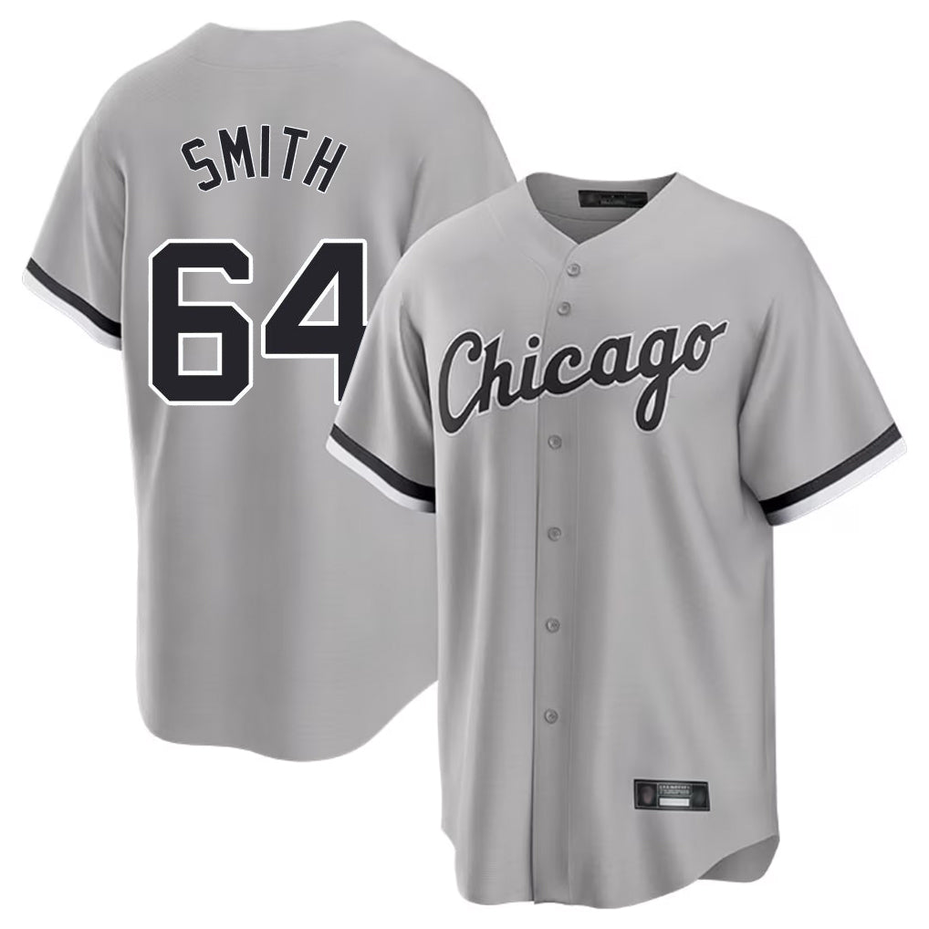 Boles C.White Sox #64 Shane Smith Player Gray Home Game Stitched Jerseys