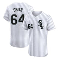 Boles C.White Sox #64 Shane Smith Player White Stripe Limited Elite Home Stitched Jerseys