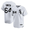 Boles C.White Sox #64 Shane Smith Player White Stripe Limited Home Stitched Jerseys