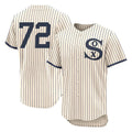 Boles C.White Sox #72 Carlton Fisk Player Cream Field of Dreams Limited Elite Home Stitched Jerseys