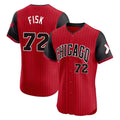 Boles C.White Sox #72 Carlton Fisk Player Red City Connect Limited Elite Home Stitched Jerseys