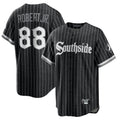 Boles C.White Sox #88 Luis Robert Jr Player Black City Connect Home Game Stitched Jerseys