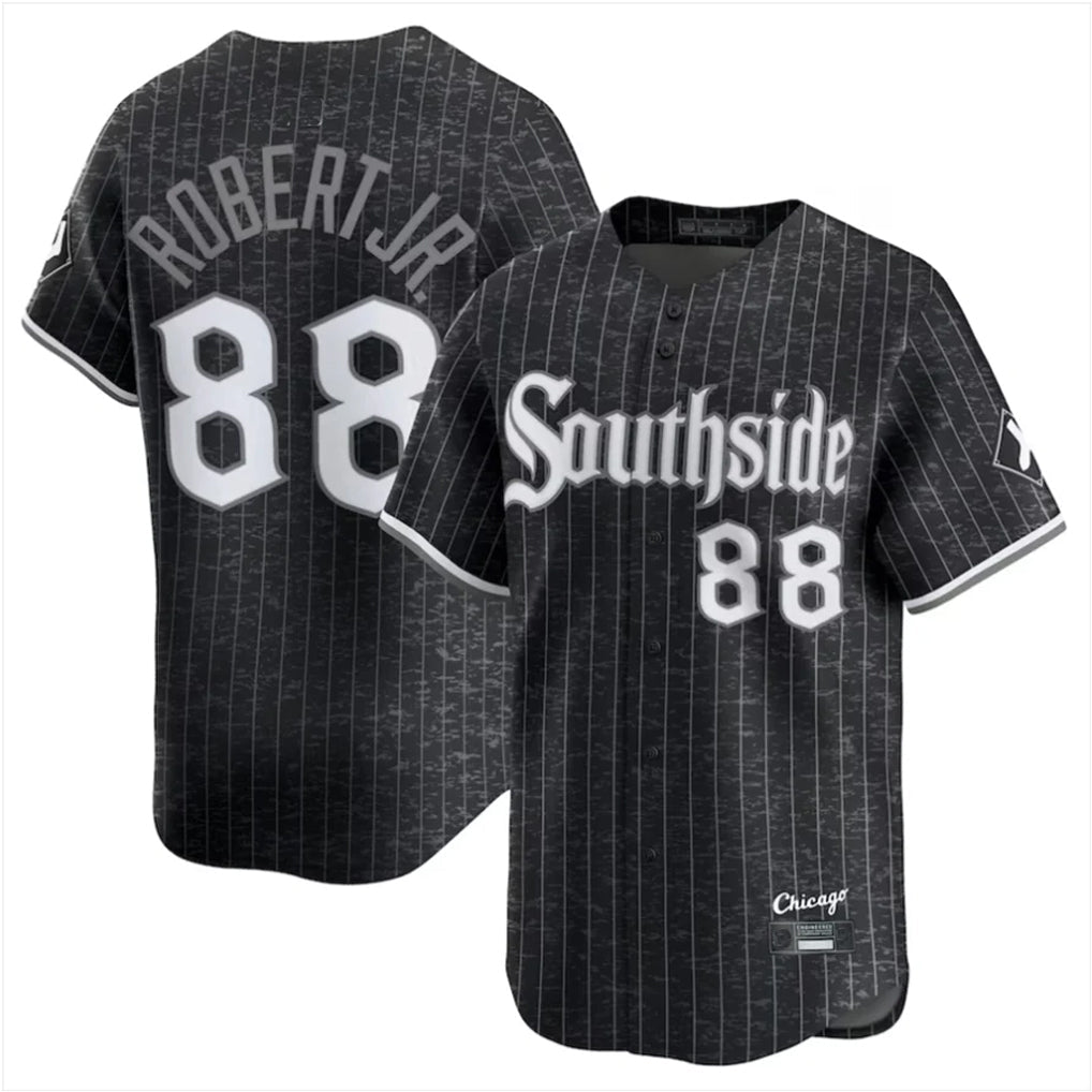 Boles C.White Sox #88 Luis Robert Jr Player Black City Connect Limited Home Stitched Jerseys