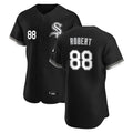 Boles C.White Sox #88 Luis Robert Jr Player Black Limited Elite Home Stitched Jerseys
