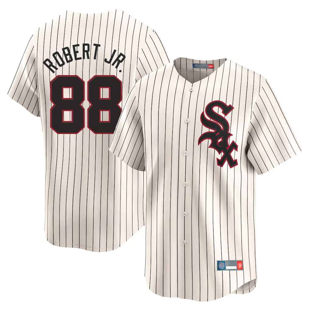 Boles C.White Sox #88 Luis Robert Jr Player Cream Cooperstown Collection Limited Home Stitched Jerseys
