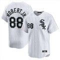 Boles C.White Sox #88 Luis Robert Jr Player White Stripe Limited Home Stitched Jerseys