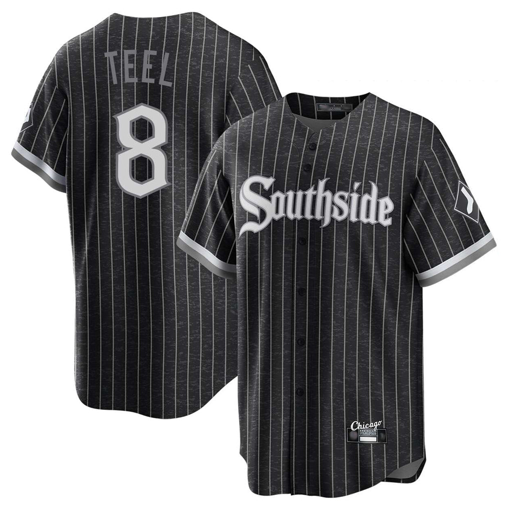 Boles C.White Sox #8 Kyle Teel Player Black City Connect Home Game Stitched Jerseys