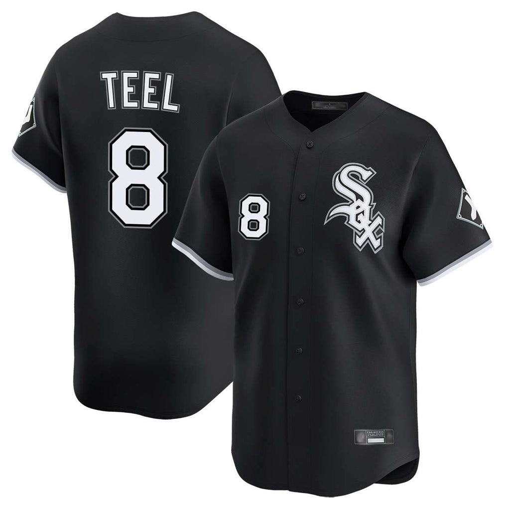 Boles C.White Sox #8 Kyle Teel Player Black Limited Home Stitched Jerseys