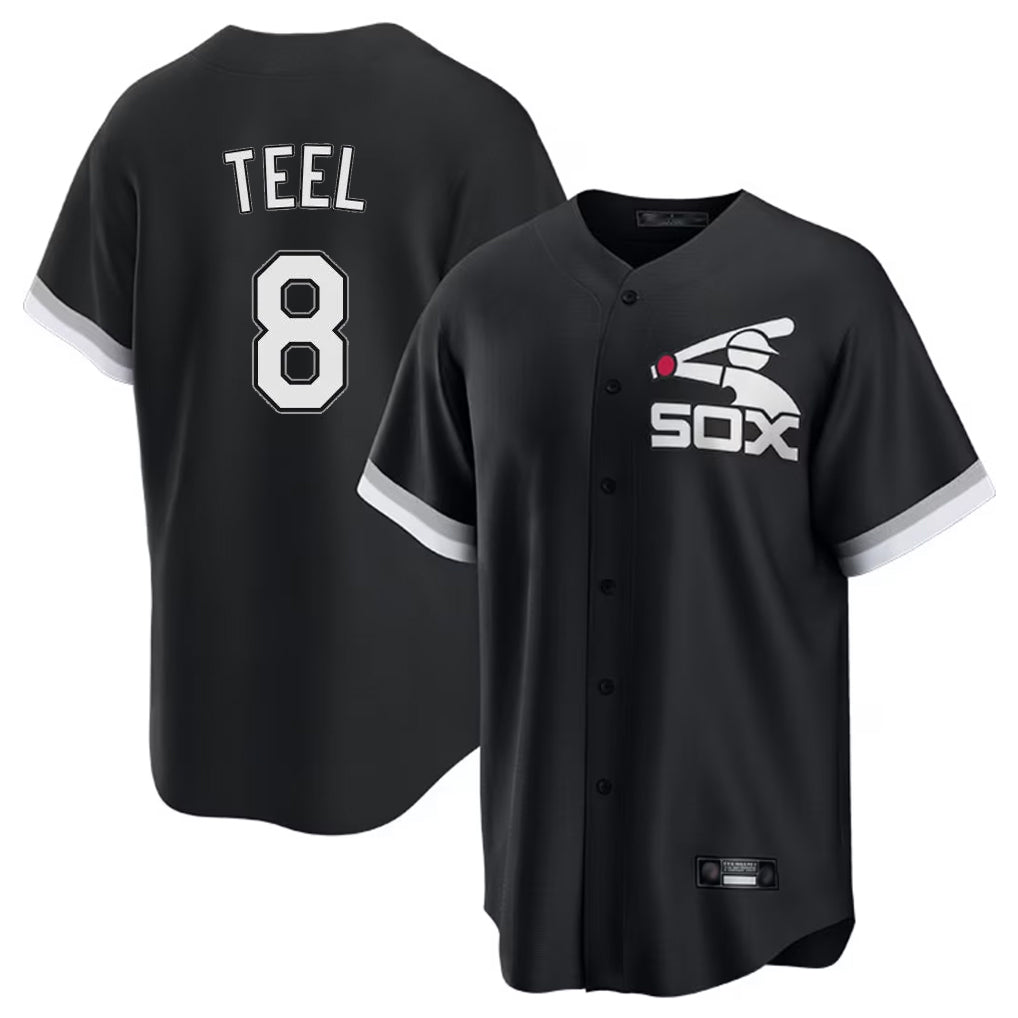 Boles C.White Sox #8 Kyle Teel Player Black Spring Training Game Stitched Jerseys