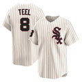 Boles C.White Sox #8 Kyle Teel Player Cream Cooperstown Collection Limited Home Stitched Jerseys