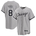 Boles C.White Sox #8 Kyle Teel Player Gray Home Game Stitched Jerseys