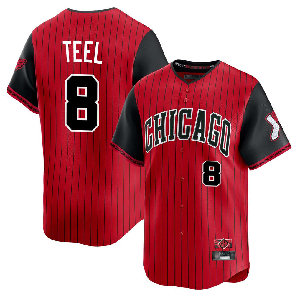 Boles C.White Sox #8 Kyle Teel Player Red City Connect Limited Home Stitched Jerseys