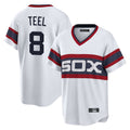Boles C.White Sox #8 Kyle Teel Player White T-shirt Home Game Stitched Jerseys