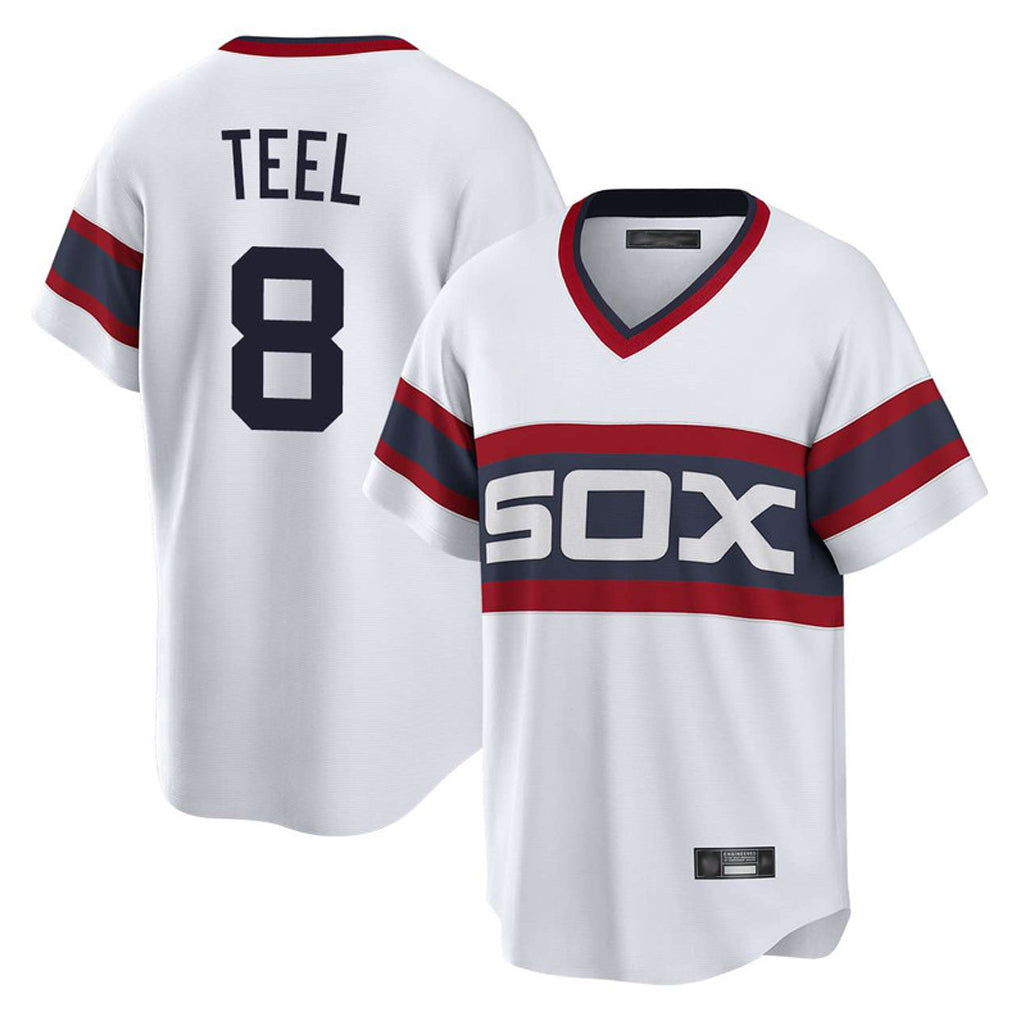 Boles C.White Sox #8 Kyle Teel Player White T-shirt Home Game Stitched Jerseys