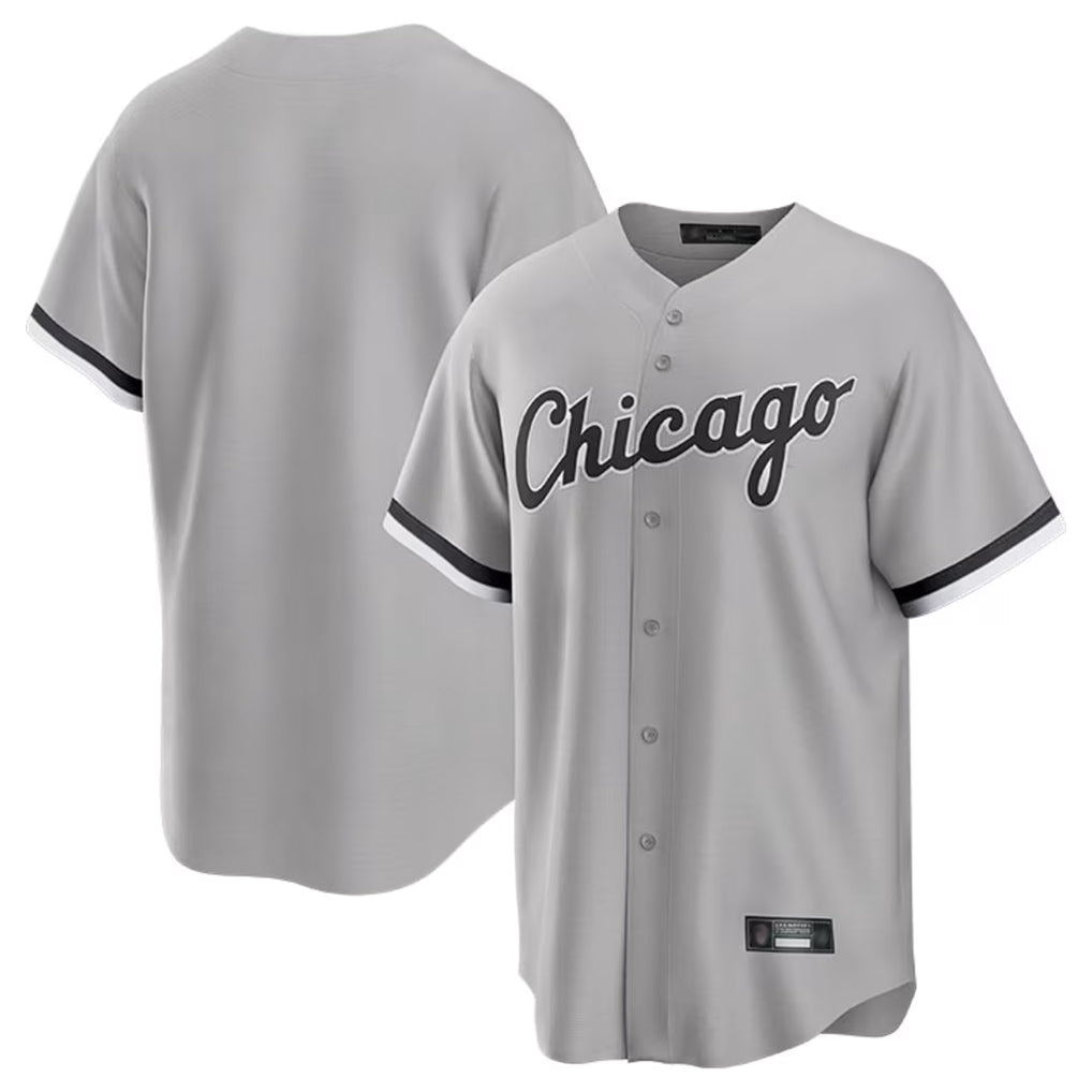Boles C.White Sox ## White Sox Blank Player Gray Home Game Stitched Jerseys