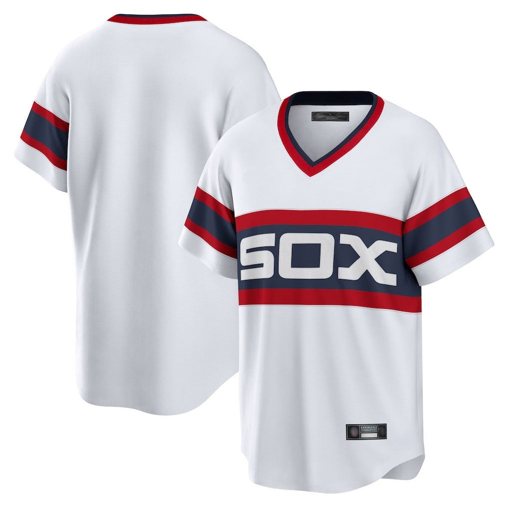 Boles C.White Sox ## White Sox Blank Player White T-shirt Home Game Stitched Jerseys