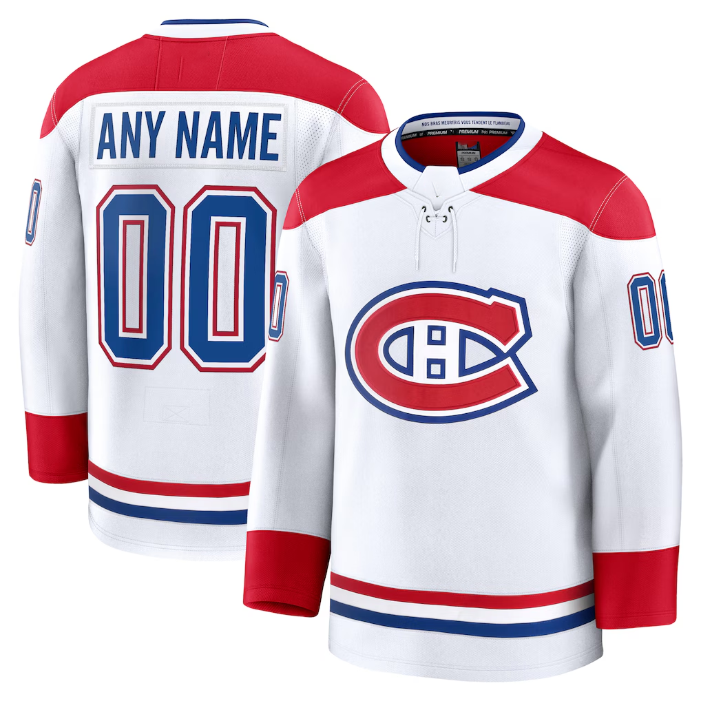 Boles Cheap M.Canadiens White Away Premium Jerseys