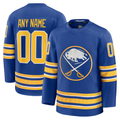 Boles Custom B.Sabres Royal Home Premium Stitched Jerseys