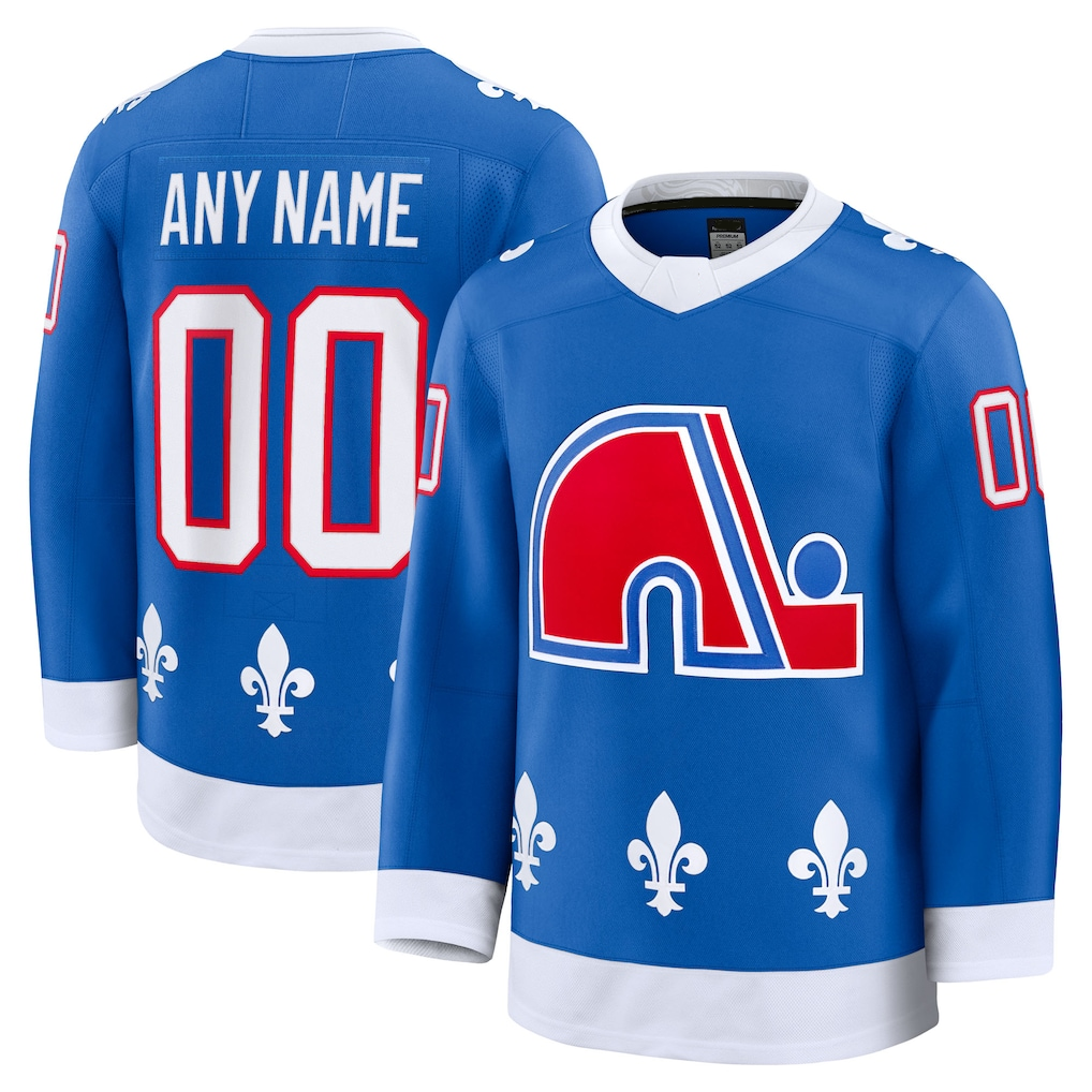 Boles Custom C.Avalanche Blue Alternate Heritage Premium Jerseys
