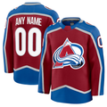 Boles Custom C.Avalanche Burgundy Home Premium Jerseys