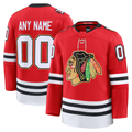 Boles Custom C.Blackhawks Red Centennial Premium Jerseys