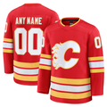 Boles Custom C.Flames Red Home Premium Jerseys
