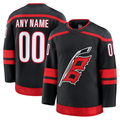 Boles Custom C.Hurricanes Black Home Premium Stitched Jerseys