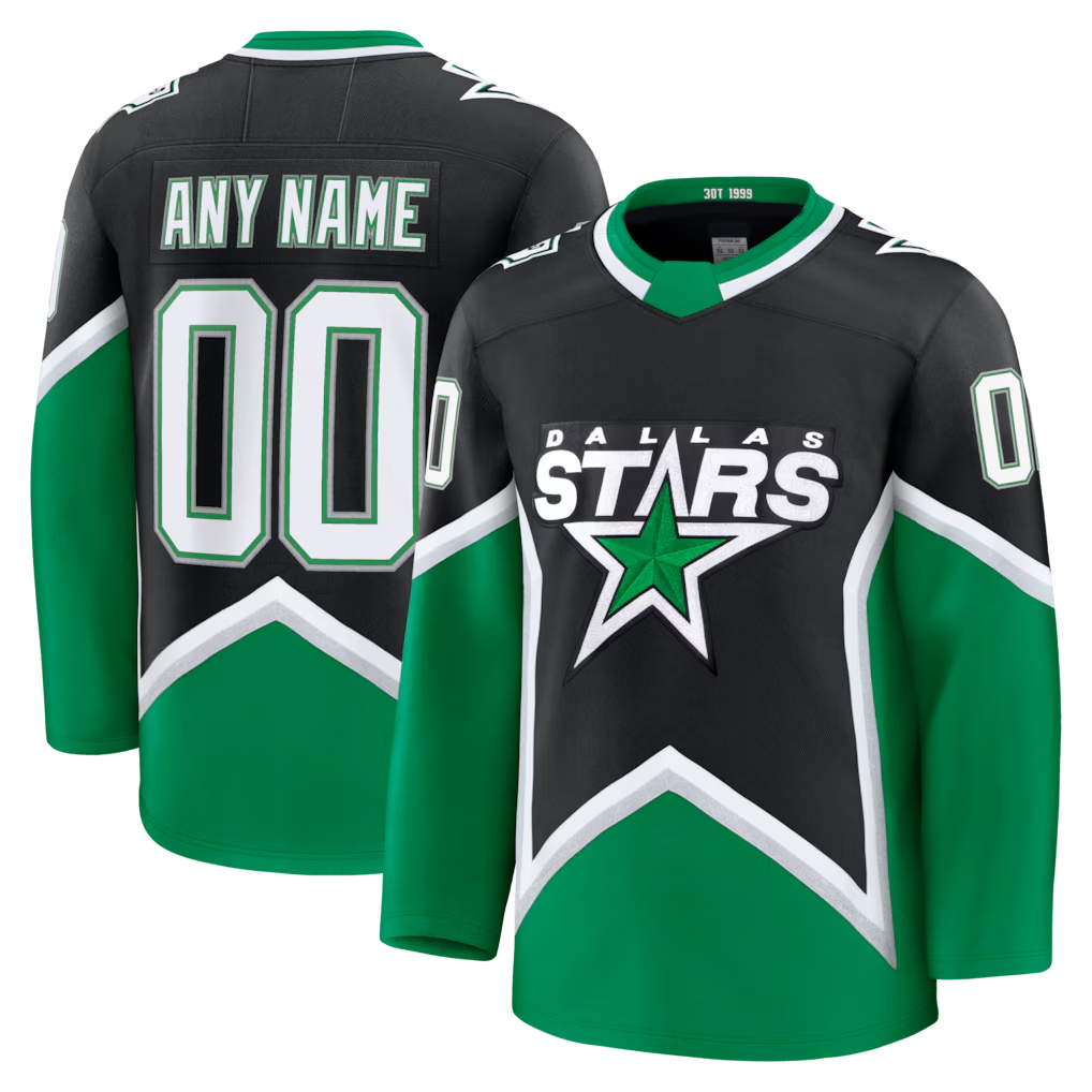 Boles Custom D.Stars Black Alternate Premium Jerseys